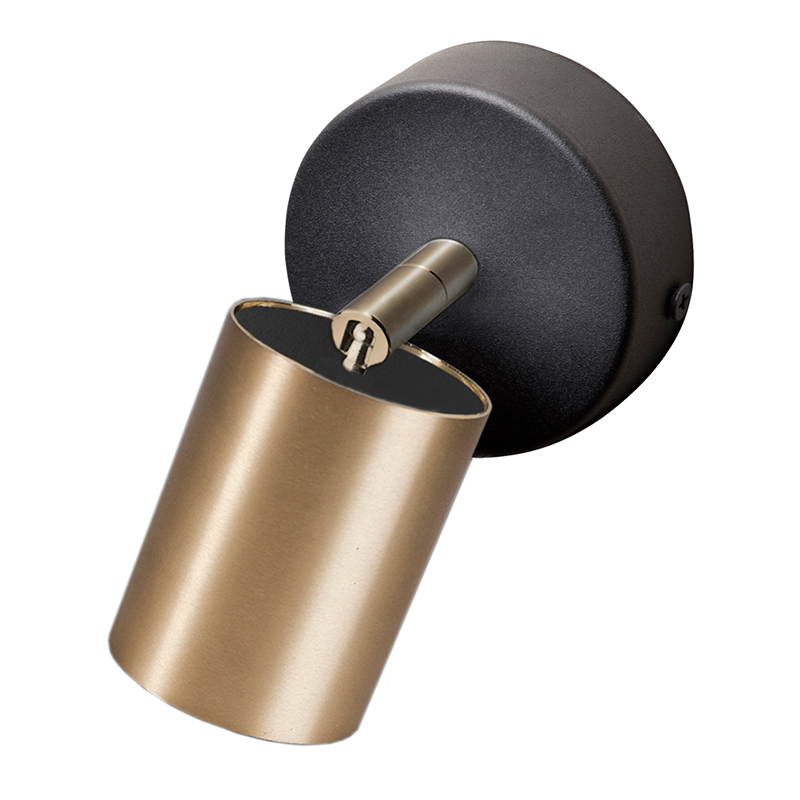 Бра Celis Spot Wall Lamp brass Латунь Черный Бра Celis Spot Wall Lamp brass Латунь Черный в Костроме | Loft Concept