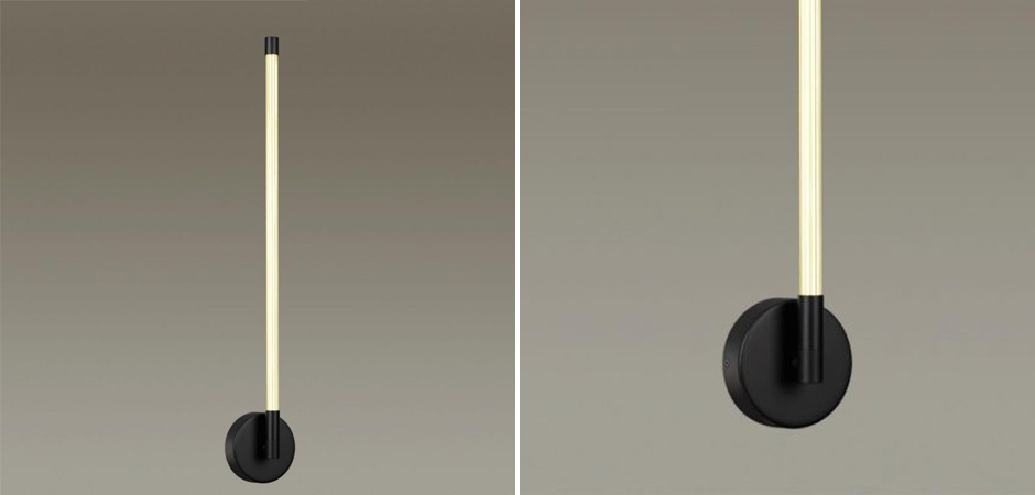 Черное Бра Trumpet tube светодиодное Черное Бра Trumpet tube светодиодное - Loft-Concept в Костроме