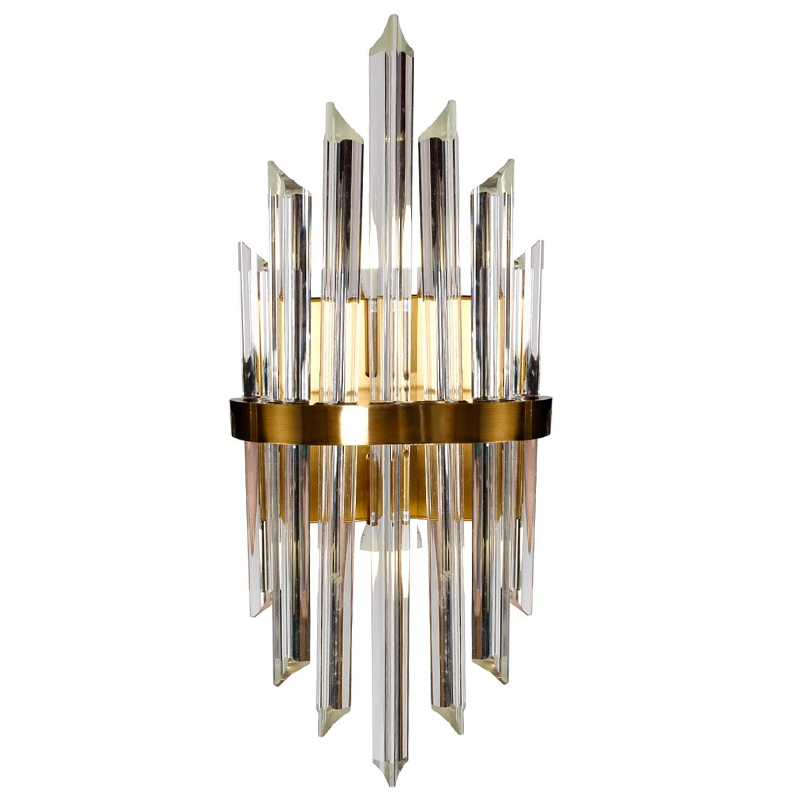 Бра ART WALL Suspension 50 Глянцевое золото Прозрачное Стекло Бра ART WALL Suspension 50 Глянцевое золото Прозрачное Стекло в Костроме | Loft Concept