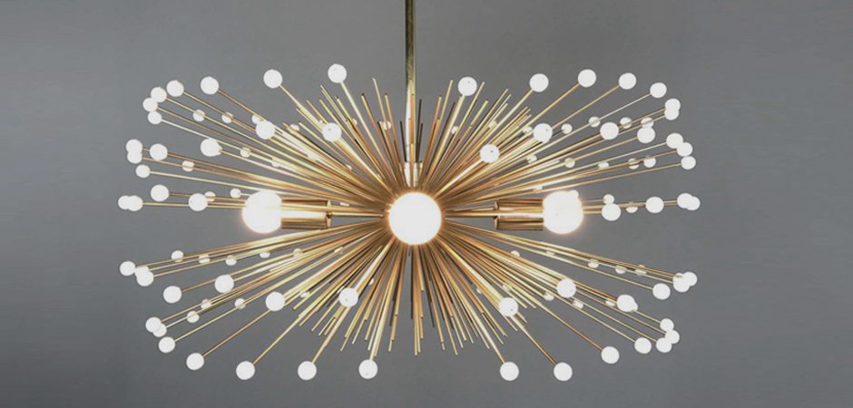 White Beaded Urchin Chandelier Sputnik White Beaded Urchin Chandelier Sputnik - Loft-Concept в Костроме