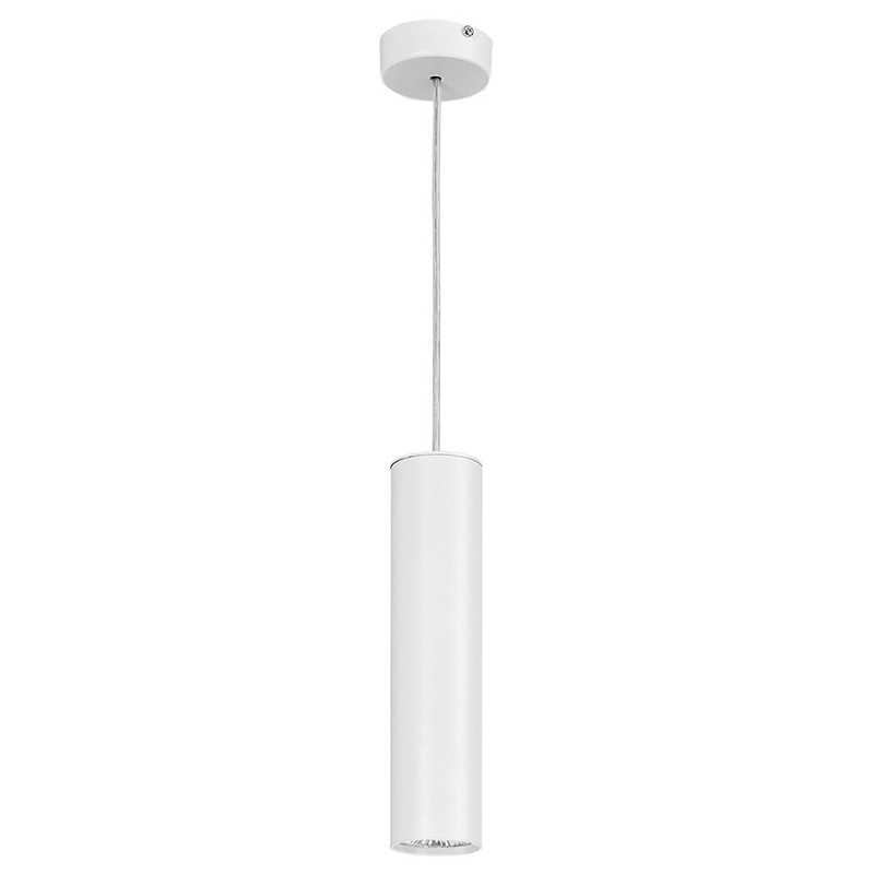 Подвесной светильник Luis Trumpet Tube White Lamp 25 Белый Подвесной светильник Luis Trumpet Tube White Lamp 25 Белый в Костроме | Loft Concept