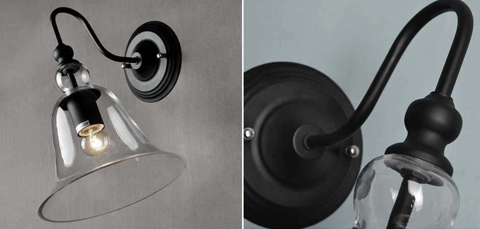 Бра Loft Glass bluebell Бра Loft Glass bluebell - Loft-Concept в Костроме