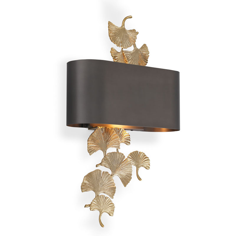 Бра Eichholtz WALL LAMP REGINA Черный Золотой Бра Eichholtz WALL LAMP REGINA Черный Золотой в Костроме | Loft Concept