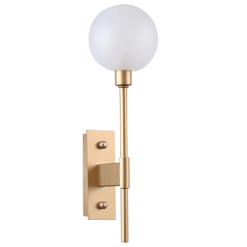 Бра Berries Chandelier White матовое золото Прозрачный белый Бра Berries Chandelier White матовое золото Прозрачный белый в Костроме | Loft Concept