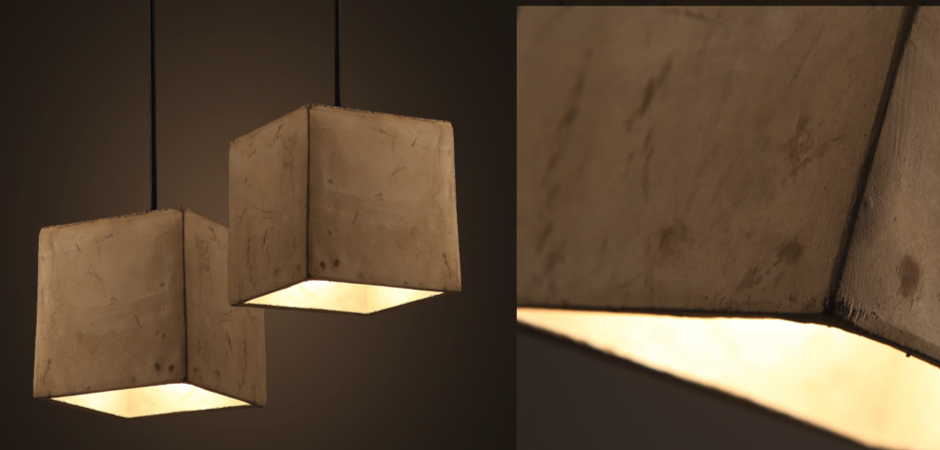 Подвесной светильник Art Concrete Cub Подвесной светильник Art Concrete Cub - Loft-Concept в Костроме