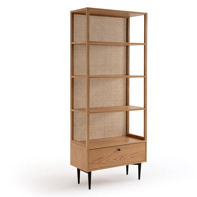 Стеллаж Agnar Wicker Rack Светлый дуб в Костроме | Loft Concept 