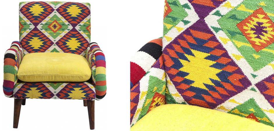 Кресло Ethnotica Kelim Chair Кресло Ethnotica Kelim Chair - Loft-Concept в Костроме