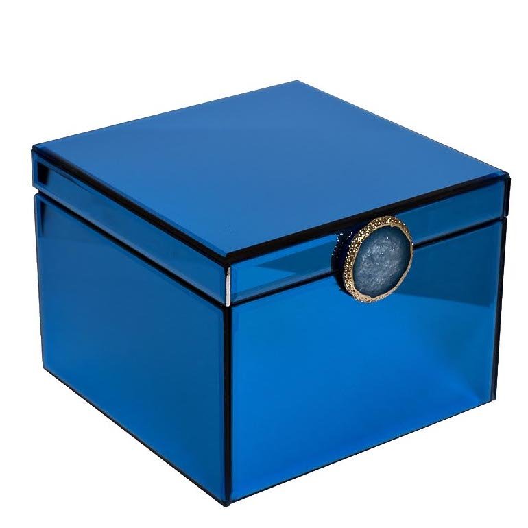 Шкатулка Blue Surprise Cube Синий Шкатулка Blue Surprise Cube Синий в Костроме | Loft Concept
