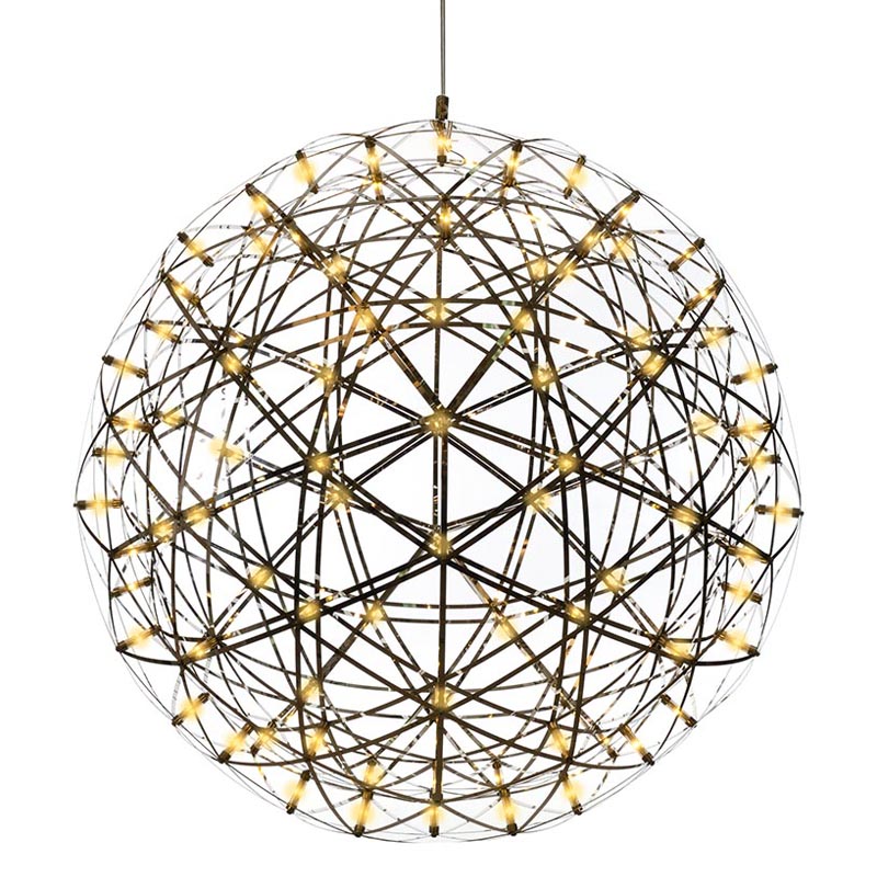 Люстра Moooi 3D Sphere Yellow lamp L Хром Люстра Moooi 3D Sphere Yellow lamp L Хром в Костроме | Loft Concept