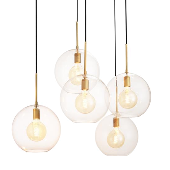 Люстра Chandelier Tango 5 light Латунь Античная полированная Темная бронза Прозрачное Стекло Люстра Chandelier Tango 5 light Латунь Античная полированная Темная бронза Прозрачное Стекло в Костроме | Loft Concept