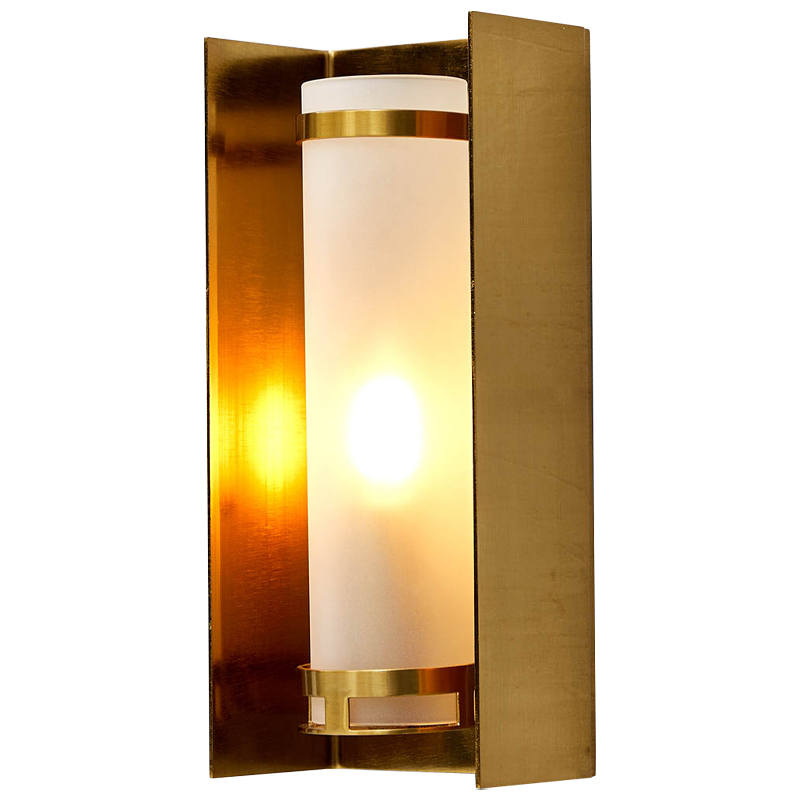 Бра Regin Wall Lamp Матовое Стекло Золотой Белое матовое стекло Бра Regin Wall Lamp Матовое Стекло Золотой Белое матовое стекло в Костроме | Loft Concept