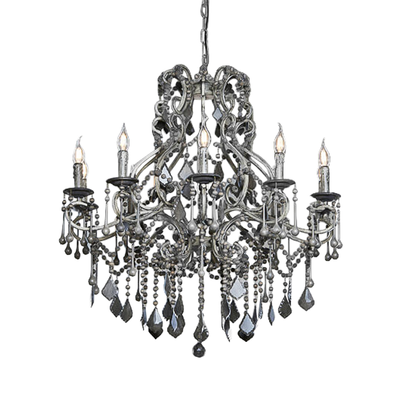 Люстра Breuillet Chandeliers Черный Бежево-серый Люстра Breuillet Chandeliers Черный Бежево-серый в Костроме | Loft Concept