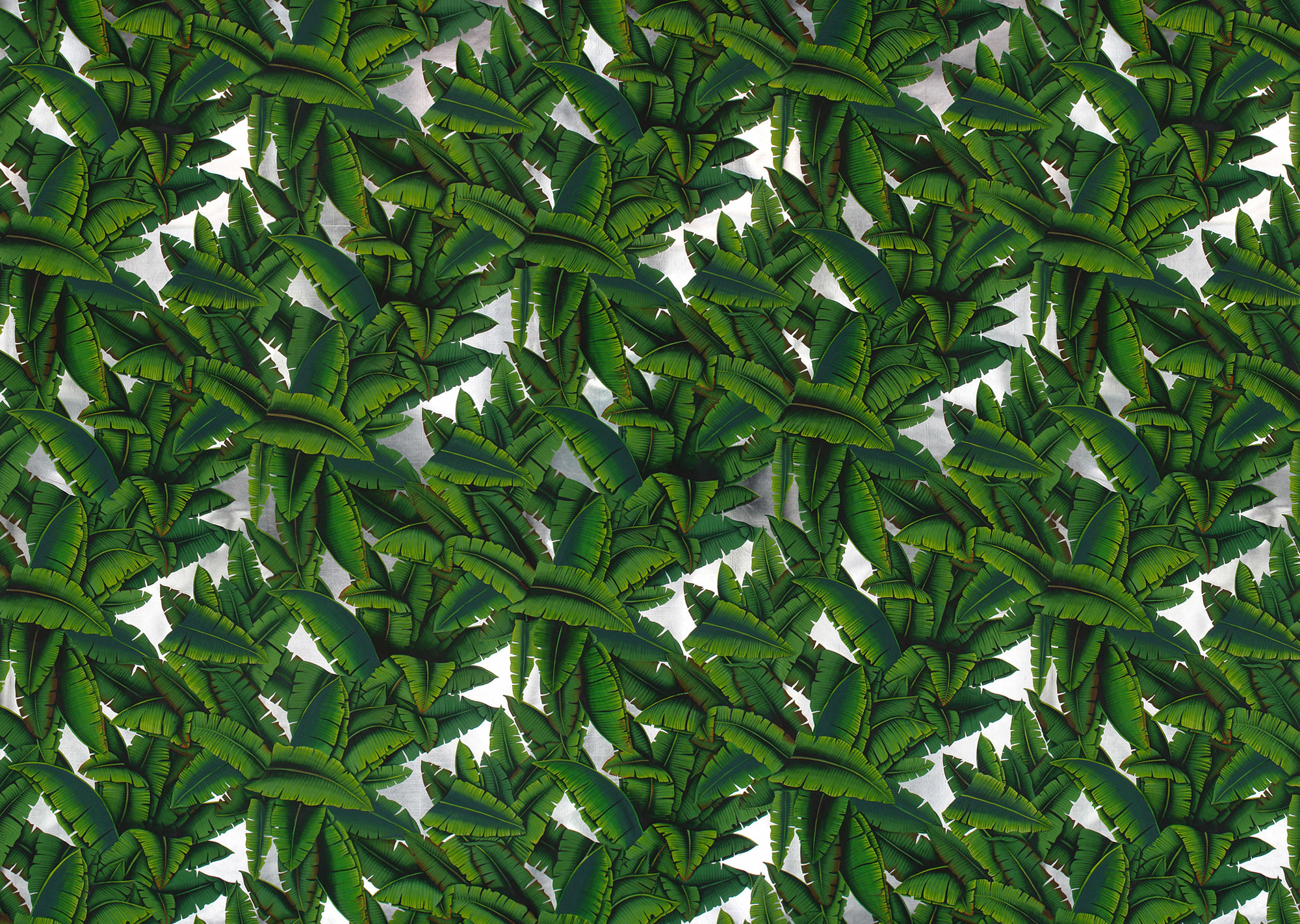 Обои ручная роспись Palms Gaugin on Ocean Silver gilded paper Обои ручная роспись Palms Gaugin on Ocean Silver gilded paper - постер Loft-Concept в Костроме
