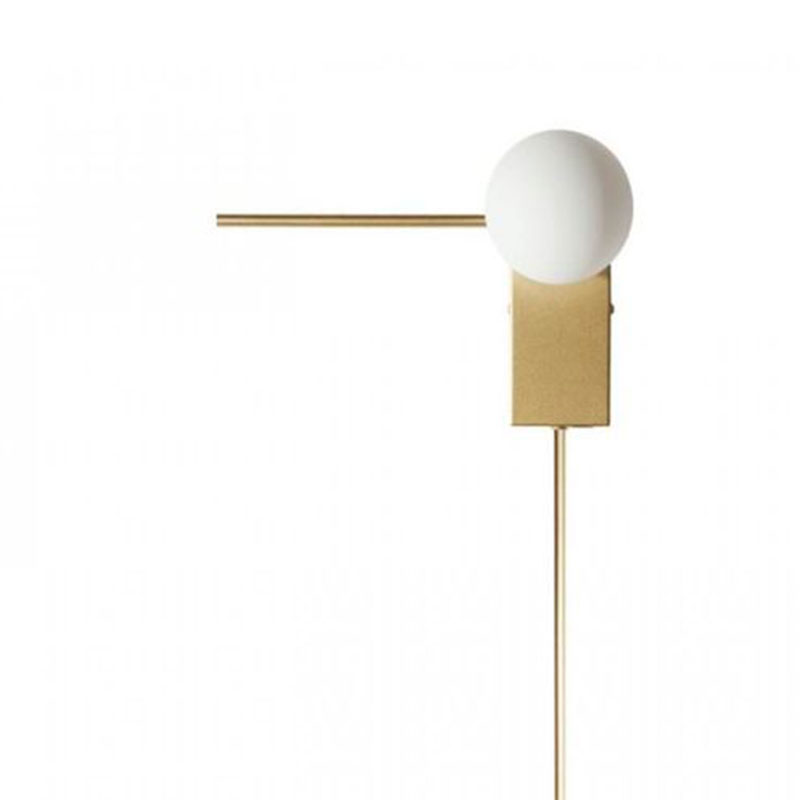 Бра Direct Rays Gold 85 см Белый Золотой Бра Direct Rays Gold 85 см Белый Золотой в Костроме | Loft Concept