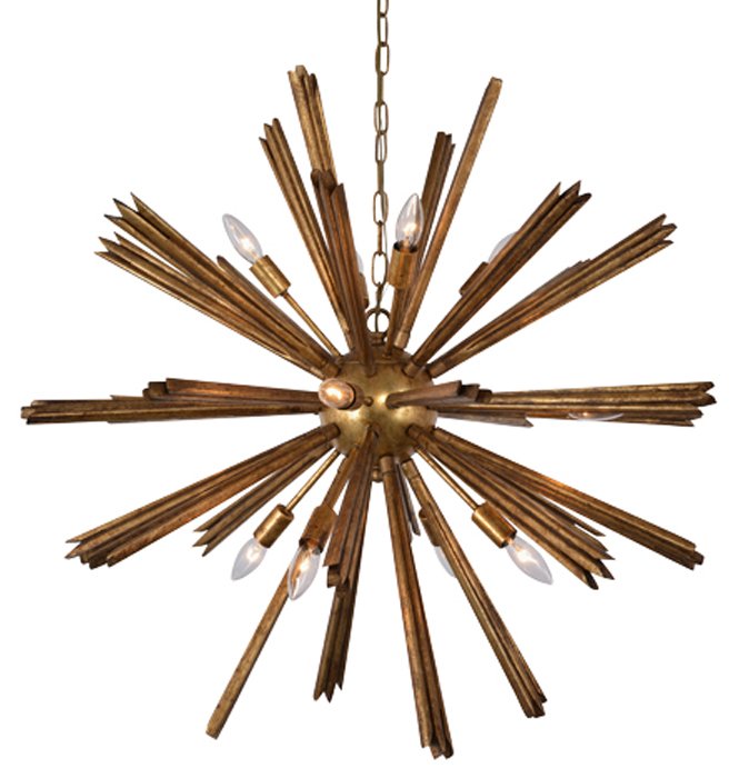 Подвесной светильник Gothic Star Chandelier Золотой Подвесной светильник Gothic Star Chandelier Золотой в Костроме | Loft Concept
