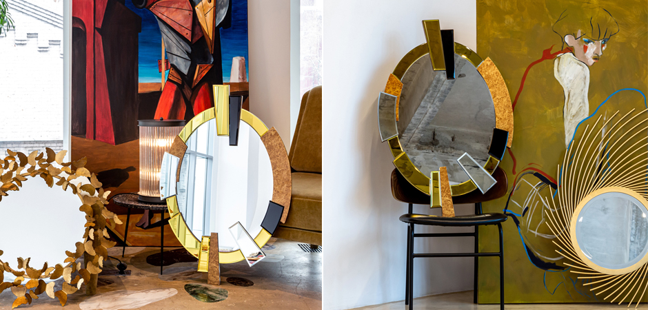 Зеркало Geometric Abstraction Зеркало Geometric Abstraction - Loft-Concept в Костроме