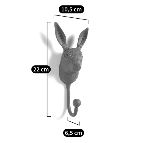Настенный крючок в виде зайца Hare Wall Hook Pink Настенный крючок в виде зайца Hare Wall Hook Pink в Костроме