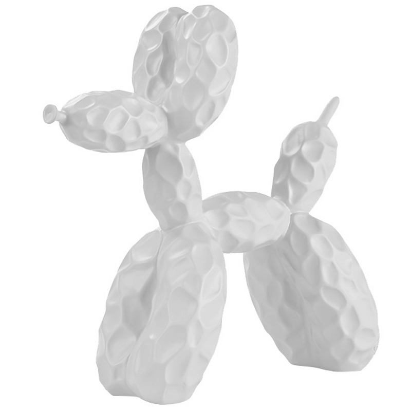 Статуэтка Jeff Koons Balloon Dog Crumpled White Белый Статуэтка Jeff Koons Balloon Dog Crumpled White Белый в Костроме | Loft Concept