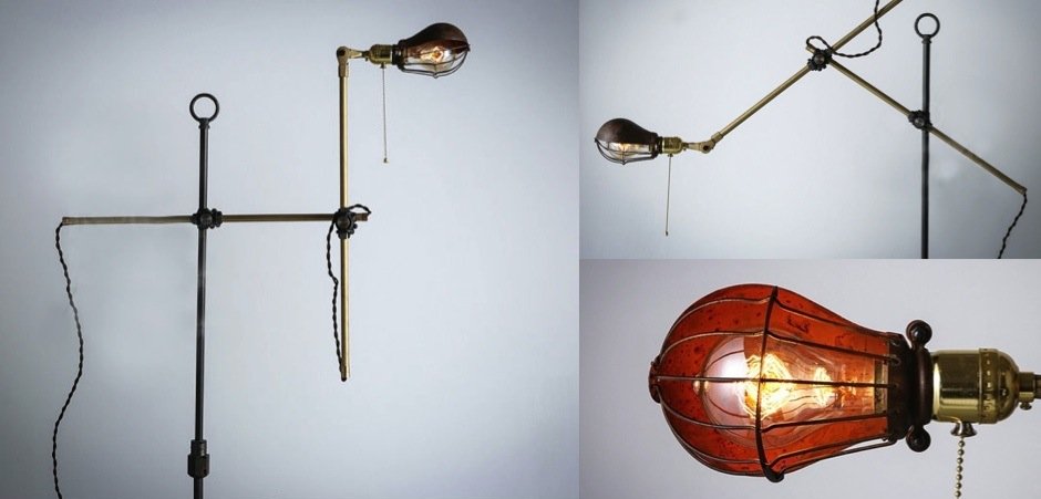 Напольный светильник Steampunk Extension Pole Floor Напольный светильник Steampunk Extension Pole Floor - Loft-Concept в Костроме