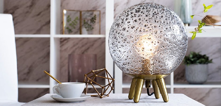 Лампа Retro Ball Table Lamp Лампа Retro Ball Table Lamp - Loft-Concept в Костроме
