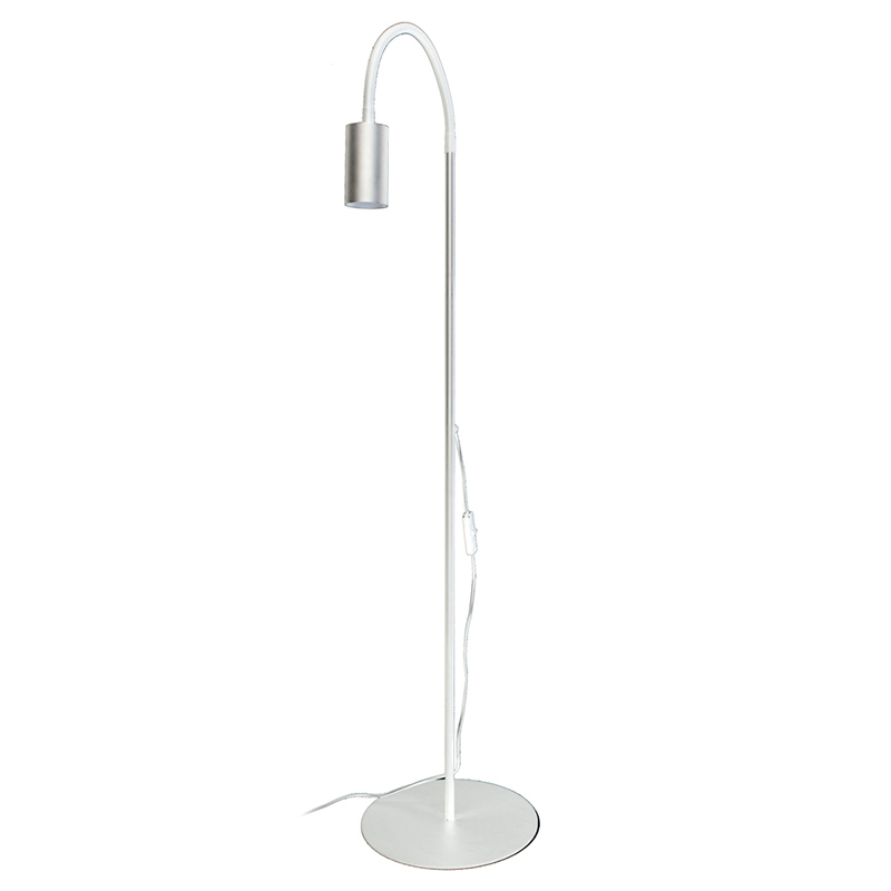 Торшер Noor Trumpet Floor Lamp white Белый Сталь Торшер Noor Trumpet Floor Lamp white Белый Сталь в Костроме | Loft Concept