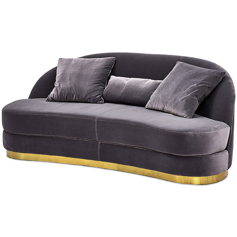 Диван Zalika Sofa Violet Dusk ( фиолетовый сумрак ) Глянцевое золото Диван Zalika Sofa Violet Dusk ( фиолетовый сумрак ) Глянцевое золото в Костроме | Loft Concept