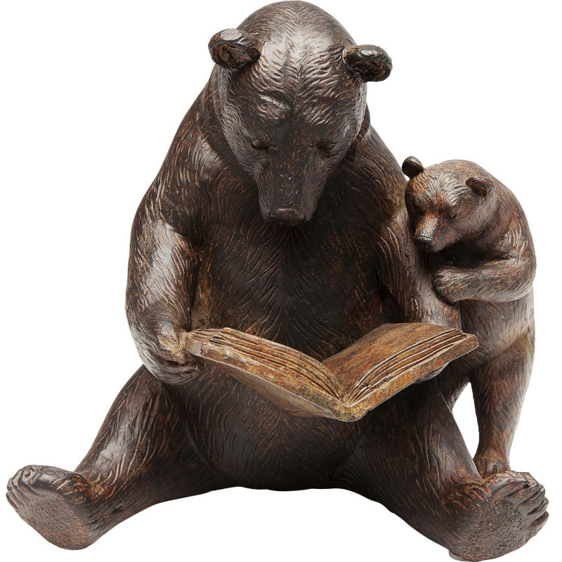 Статуэтка Reading Bears Коричневый Статуэтка Reading Bears Коричневый в Костроме | Loft Concept