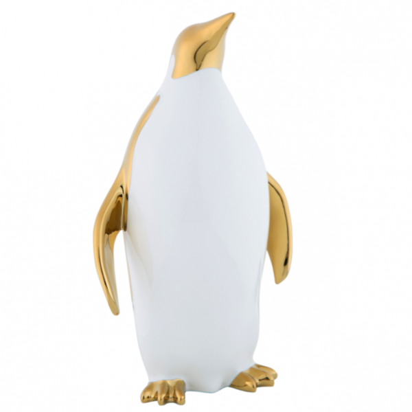 Декор Penguin Big Белый Золотой Декор Penguin Big Белый Золотой в Костроме | Loft Concept