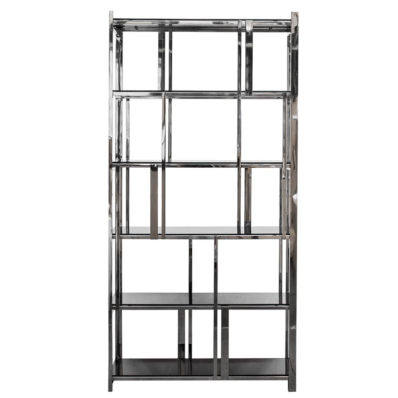 Стеллаж Kenton Rack Хром Черный Стеллаж Kenton Rack Хром Черный в Костроме | Loft Concept