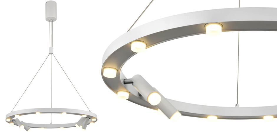 Люстра Rigor & Conciseness Lighting White Disk Люстра Rigor & Conciseness Lighting White Disk - Loft-Concept в Костроме