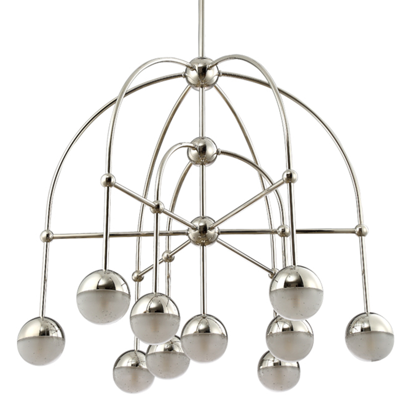 Люстра Heidy Chrome Chandelier 10 Хром Люстра Heidy Chrome Chandelier 10 Хром в Костроме | Loft Concept