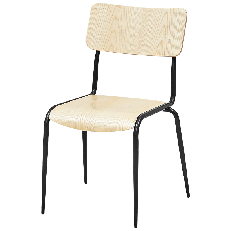Стул Joshua Loft Stool light Древесина Черный Стул Joshua Loft Stool light Древесина Черный в Костроме | Loft Concept