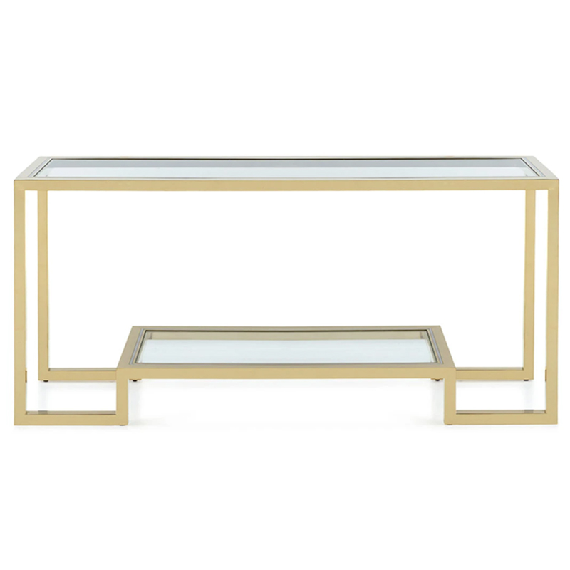 Emma Console Глянцевое золото Прозрачное Стекло Emma Console Глянцевое золото Прозрачное Стекло в Костроме | Loft Concept