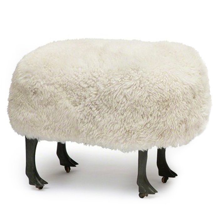 Оттоманка FRANCOIS-XAVIER LALANNE Moutons de laine OTTOMANS Черный Бежевый Графит Оттоманка FRANCOIS-XAVIER LALANNE Moutons de laine OTTOMANS Черный Бежевый Графит в Костроме | Loft Concept