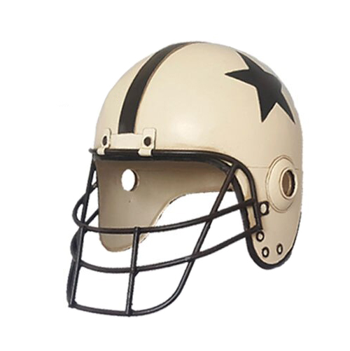 Аксессуар на стену Helmet with Star White Белый Черный Аксессуар на стену Helmet with Star White Белый Черный в Костроме | Loft Concept