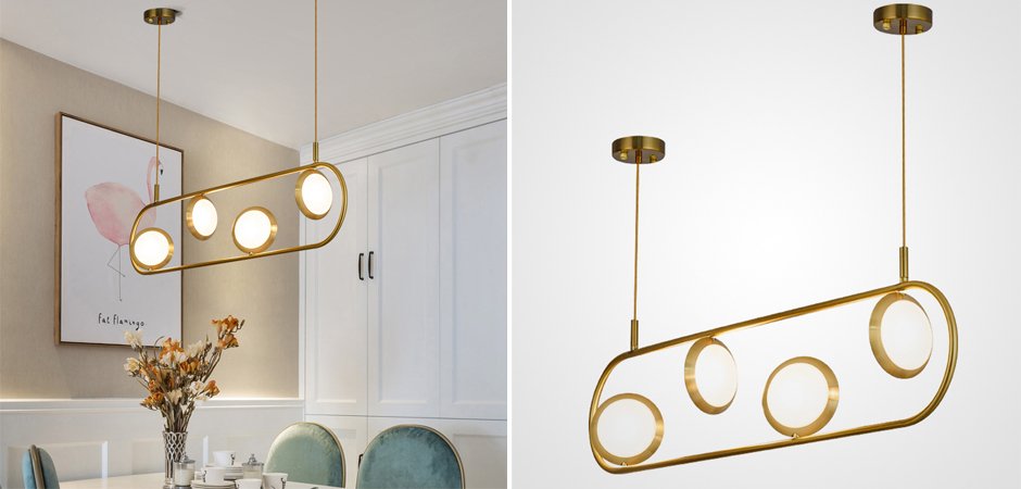 Люстра HOOP LED LONG Люстра HOOP LED LONG - Loft-Concept в Костроме