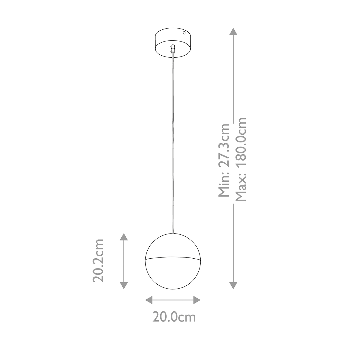 Подвесной светильник со сферическим плафоном из акрила с циркониевыми вкраплениями Kichler в Костроме