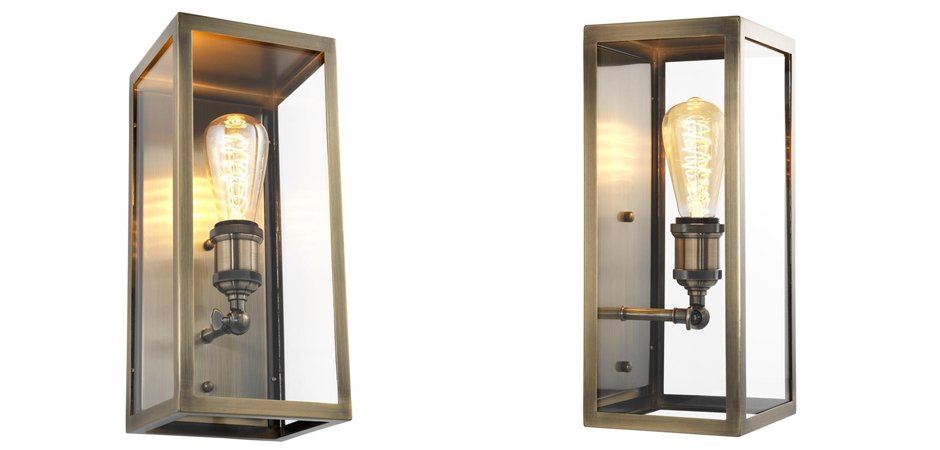 Бра Eichholtz Wall Lamp Irving Brass Бра Eichholtz Wall Lamp Irving Brass - Loft-Concept в Костроме