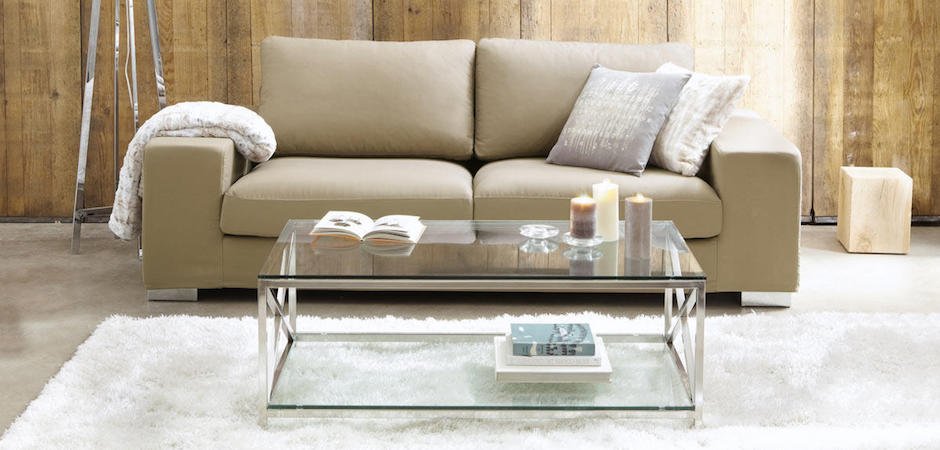 Журнальный стол Brilliant Glass Coffee Table - Loft-Concept в Костроме