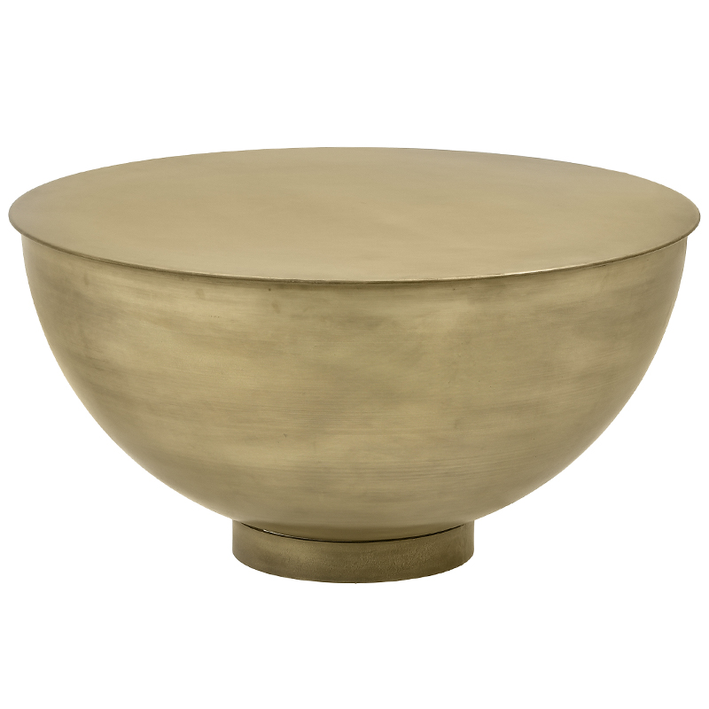Круглый кофейный стол Modern Metal Caldron Coffee Table Золотой Круглый кофейный стол Modern Metal Caldron Coffee Table Золотой в Костроме | Loft Concept