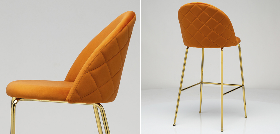 Барный стул Vendramin Bar Stool terracotta Барный стул Vendramin Bar Stool terracotta - Loft-Concept в Костроме