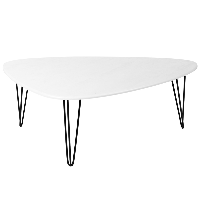 Кофейный стол Dorian Coffee Table white Белый бетон Кофейный стол Dorian Coffee Table white Белый бетон в Костроме | Loft Concept