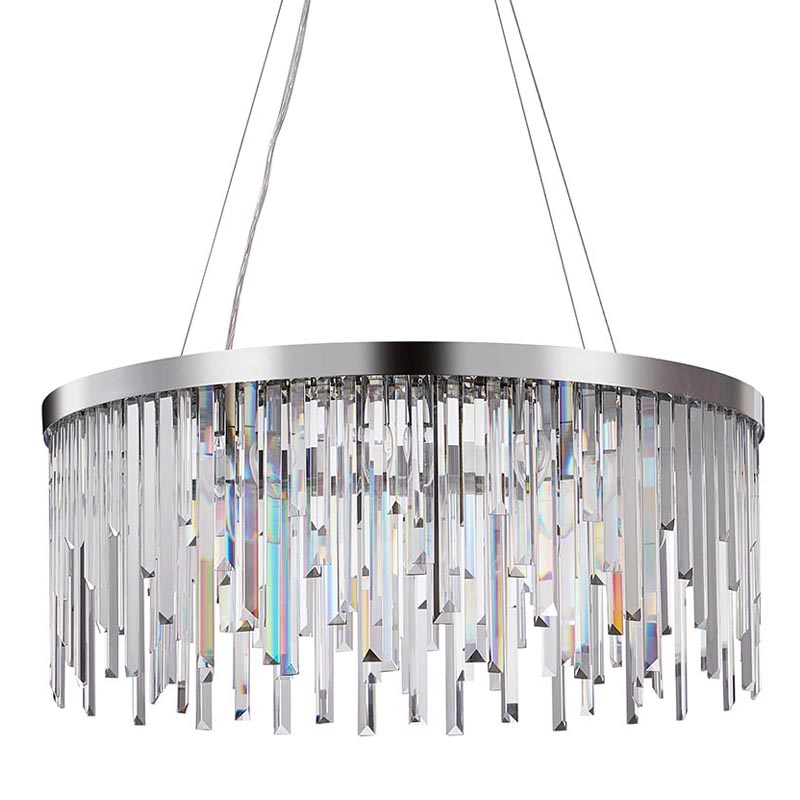 Люстра Bennett Chandelier chrome Хром Прозрачный Люстра Bennett Chandelier chrome Хром Прозрачный в Костроме | Loft Concept