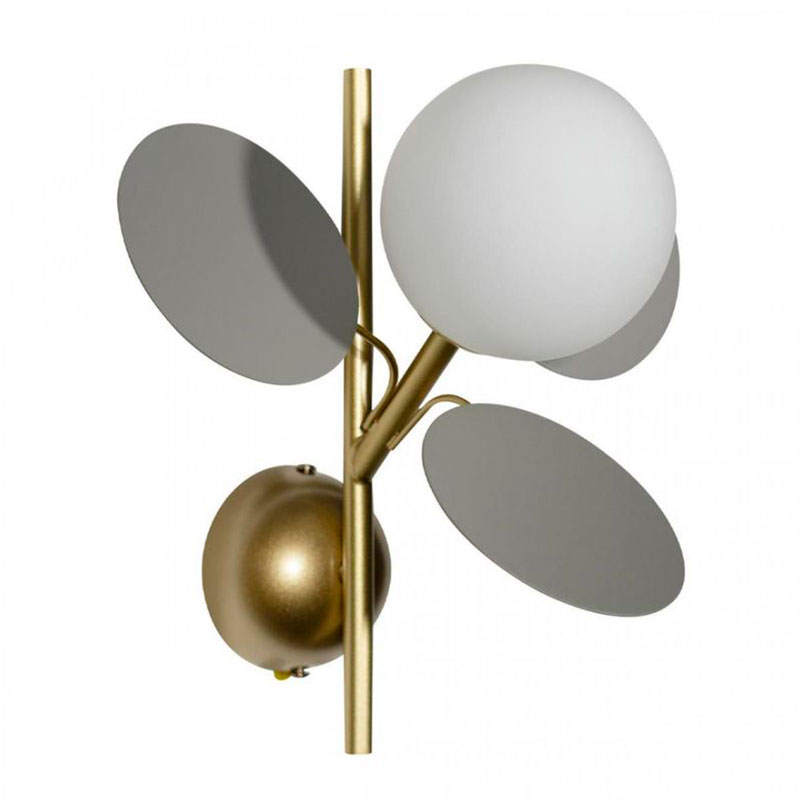 Бра MATISSE sconce One Gray Серый Золотой Белый Бра MATISSE sconce One Gray Серый Золотой Белый в Костроме | Loft Concept