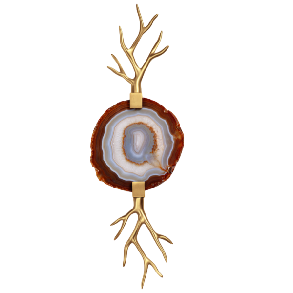 Бра Branch Agate Sconce emporium home Золотой Бра Branch Agate Sconce emporium home Золотой в Костроме | Loft Concept