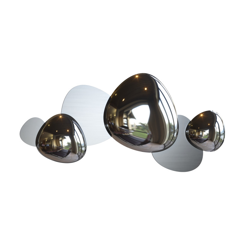 Бра Silver Matt & Gloss 2 Серебряный Бра Silver Matt & Gloss 2 Серебряный в Костроме | Loft Concept
