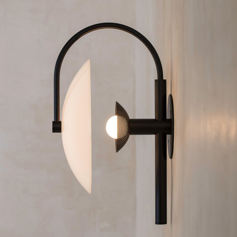 Бра Aperture Wall lamp Белый Черный Бра Aperture Wall lamp Белый Черный в Костроме | Loft Concept