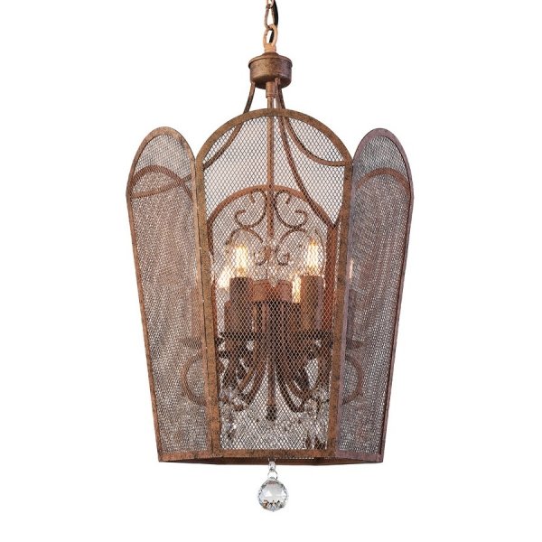 Люстра Roast Metal Chandelier 6 Коричневый Люстра Roast Metal Chandelier 6 Коричневый в Костроме | Loft Concept