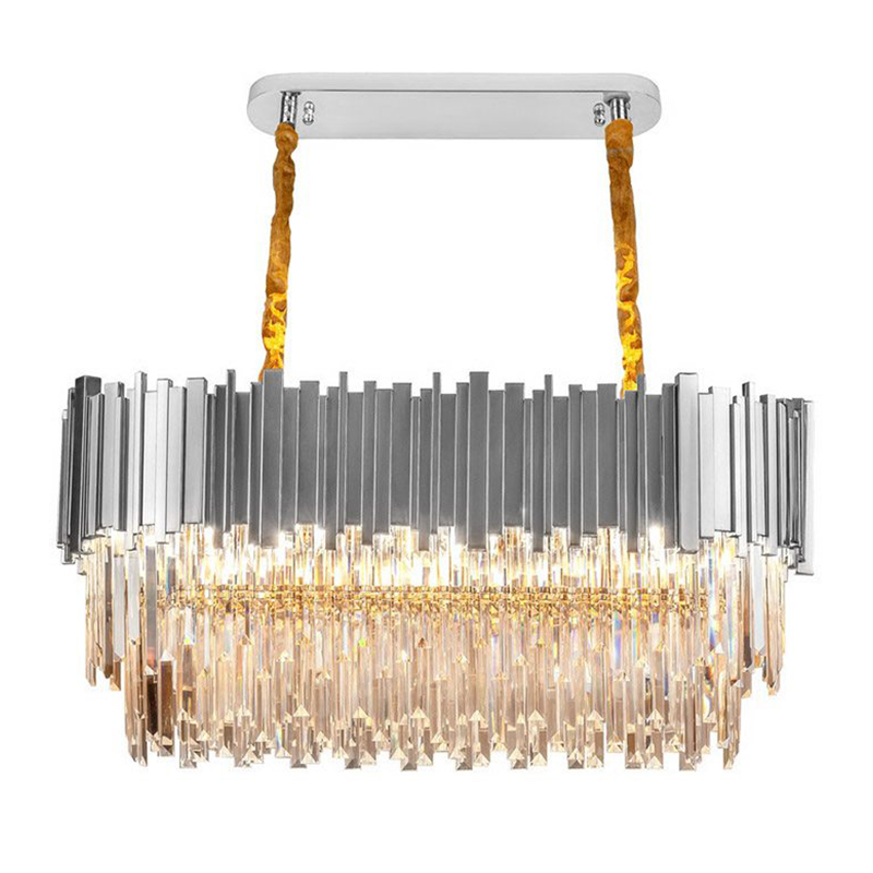 Большая многоярусная люстра Cascade Glass Metal Luxxu Chandelier 100 Silver Серебряный Прозрачное Стекло Большая многоярусная люстра Cascade Glass Metal Luxxu Chandelier 100 Silver Серебряный Прозрачное Стекло в Костроме | Loft Concept
