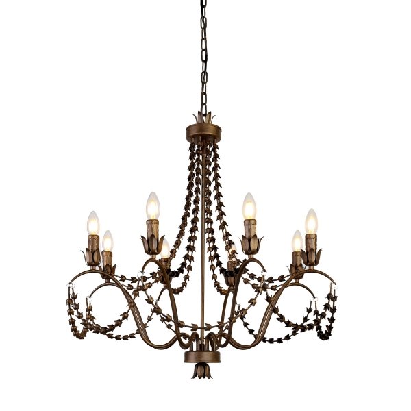 Люстра Viscings Chandelier 8 Бронза Люстра Viscings Chandelier 8 Бронза в Костроме | Loft Concept